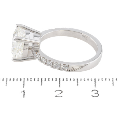 3.03ct Diamond Solitaire Ring GIA I VS1 - 6