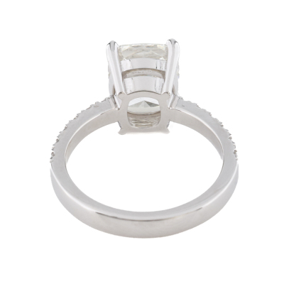 3.03ct Diamond Solitaire Ring GIA I VS1 - 7