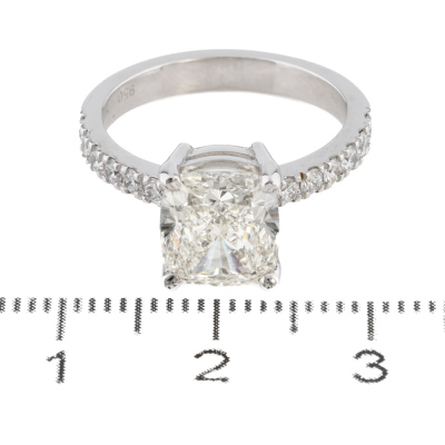 3.03ct Diamond Solitaire Ring GIA I VS1 - 8