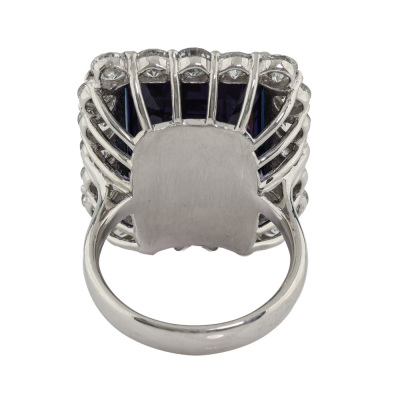 20.73ct Tanzanite & 3.91ct Diamond Ring - 5