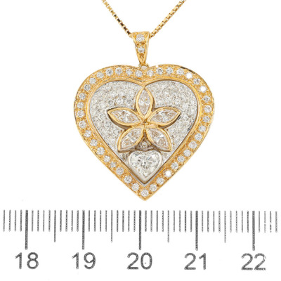 2.19ct Diamond Dress Pendant - 2