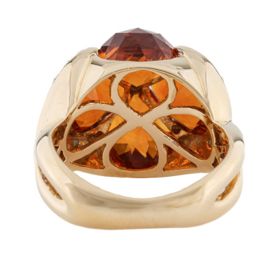 10.27ct Citrine & Diamond Ring - 4