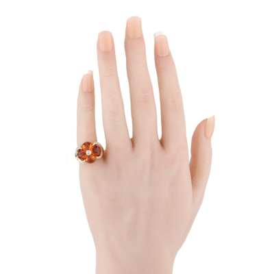 10.27ct Citrine & Diamond Ring - 5