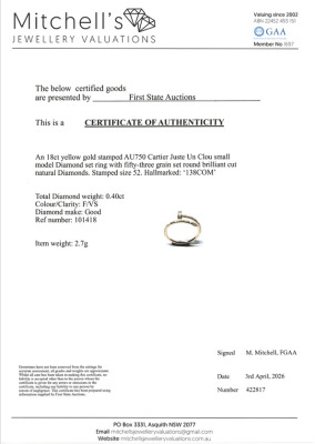 Cartier Juste Un Clou Diamond Ring - 4