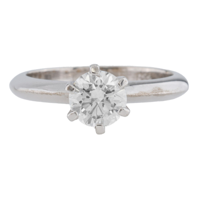 0.80ct Diamond Solitaire Ring GIA F VS1