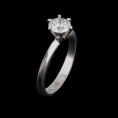 0.80ct Diamond Solitaire Ring GIA F VS1 - 6