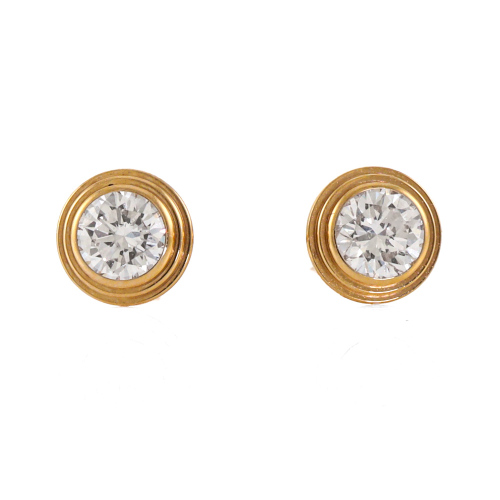 Cartier DAmour Diamond Stud Earrings