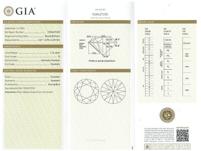 2.38ct Diamond Studs GIA D IF - 5