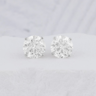 2.38ct Diamond Studs GIA D IF - 6