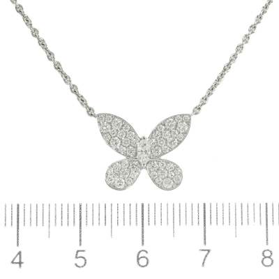 Graff Butterfly Diamond Pendant - 2