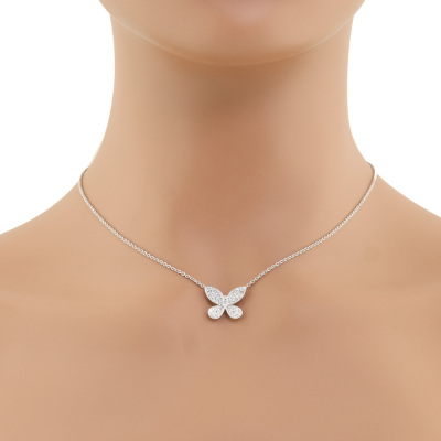 Graff Butterfly Diamond Pendant - 6