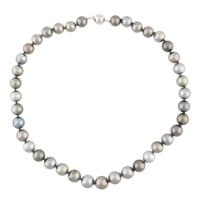 12.3- 10.1mm Tahitian Pearl Strand Necklace - 3