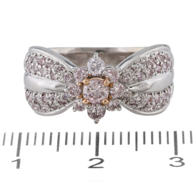 0.75ct Argyle Origin Pink Diamond Ring GSL - 2