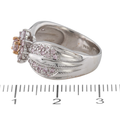 0.75ct Argyle Origin Pink Diamond Ring GSL - 3