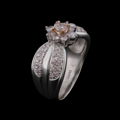 0.75ct Argyle Origin Pink Diamond Ring GSL - 5