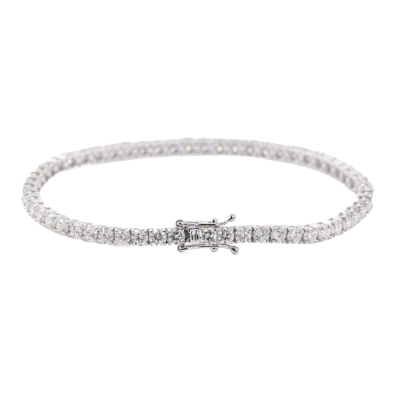 5.98ct Diamond Tennis Bracelet - 2