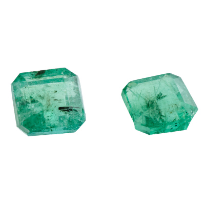 3.53ct & 2.69ct Two Loose Emeralds - 6