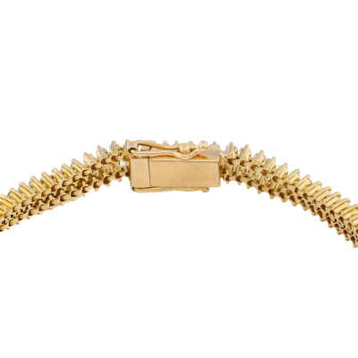 4.01ct Two Row Diamond Bracelet - 3