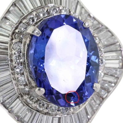 4.80ct Tanzanite & 1.48ct Diamond Ring - 7