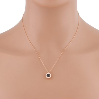 0.76ct Smoky Quartz & Diamond Pendant - 6