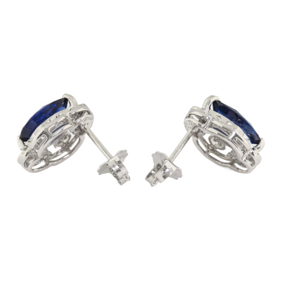 2.24ct Sapphire Earrings - 3