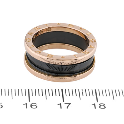 Bvlgari B.Zero1 Black Ceramic Ring - 2