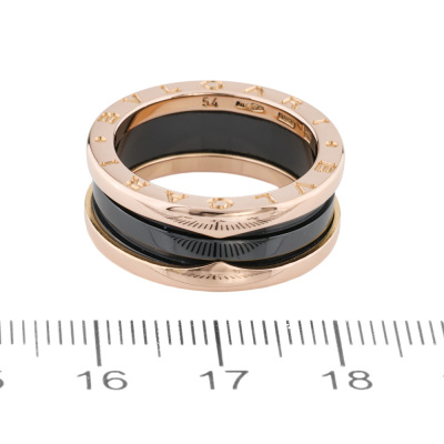 Bvlgari B.Zero1 Black Ceramic Ring - 3