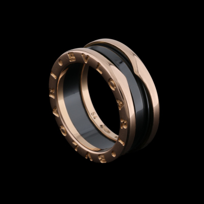 Bvlgari B.Zero1 Black Ceramic Ring - 6