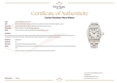 Cartier Roadster Mens Watch - 4