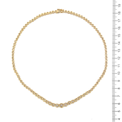 3.00ct Diamond Tennis Necklace - 5