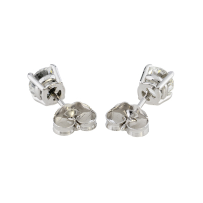 1.00ct Diamond Studs GIA D SI1 - 6