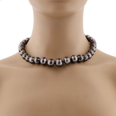 15.9-10.1mm Tahitian Pearl Strand Necklace