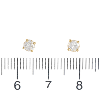 0.44ct Diamond Studs - 2