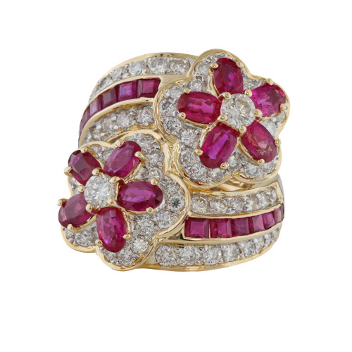 4.35ct Ruby & 2.21ct Diamond Ring