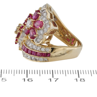 4.35ct Ruby & 2.21ct Diamond Ring - 3