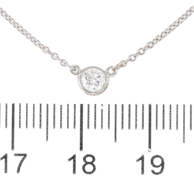 Tiffany & Co Diamond By The Yard Pendant - 2