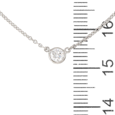 Tiffany & Co Diamond By The Yard Pendant - 3