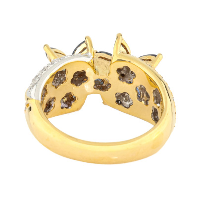 1.79ct Sapphire & Diamond Ring - 4