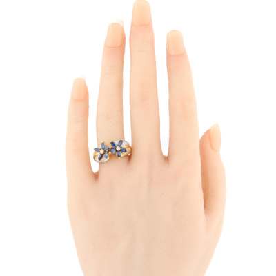 1.79ct Sapphire & Diamond Ring - 6