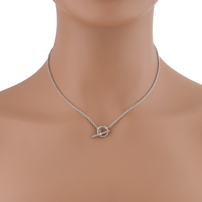 Hermes Toggle Necklace - 5