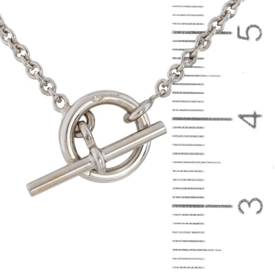 Hermes Toggle Necklace - 7