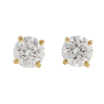 1.03ct Diamond Studs GIA F VVS1