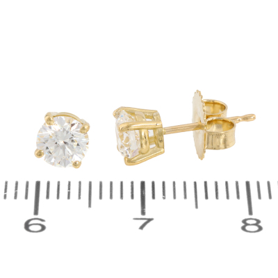 1.03ct Diamond Studs GIA F VVS1 - 2
