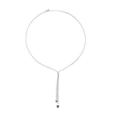 1.39ct Alexandrite & Diamond Gold Necklace - 2