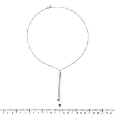 1.39ct Alexandrite & Diamond Gold Necklace - 3