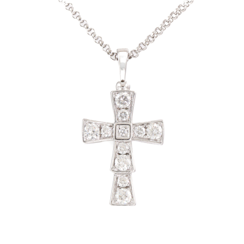 Bvlgari Serpenti Cross Diamond Pendant