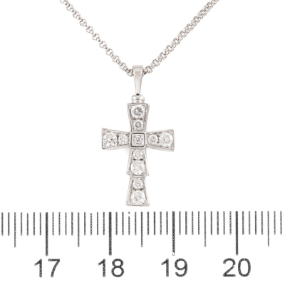 Bvlgari Serpenti Cross Diamond Pendant - 2