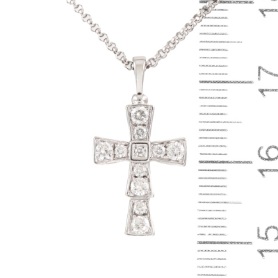 Bvlgari Serpenti Cross Diamond Pendant - 3