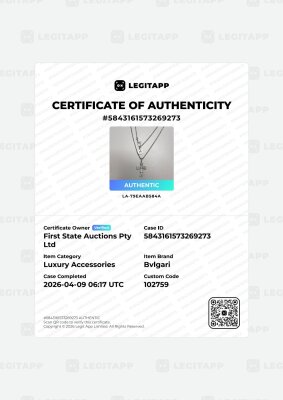 Bvlgari Serpenti Cross Diamond Pendant - 4