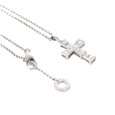 Bvlgari Serpenti Cross Diamond Pendant - 6